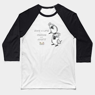 Save a Life!  Rescue & Adopt ~ Umbrella Cockatoo Baseball T-Shirt